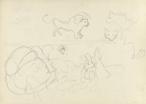 Study of Animals, for the Cave of the Golden Calf